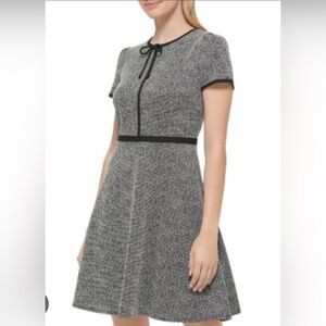 Karl Lagerfield Pearl Detail Mini Dress